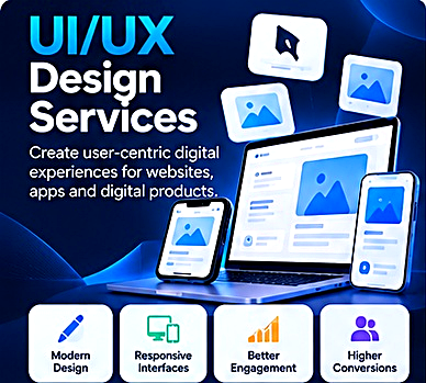 UI/UX design services in Noida for websites, mobile apps and digital products